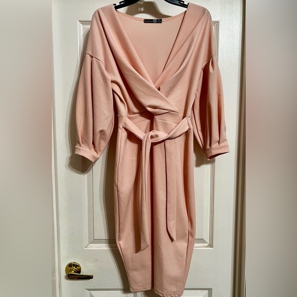 NWOT Boohoo Midi Bodycon Dress - Picture 5 of 8